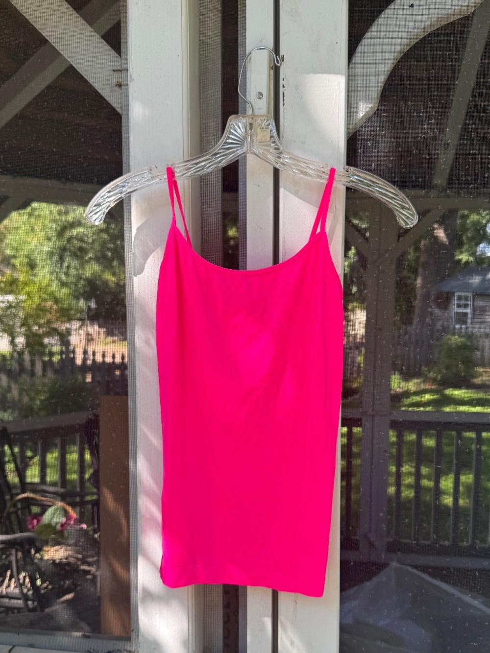 Wet seal hot pink tank top